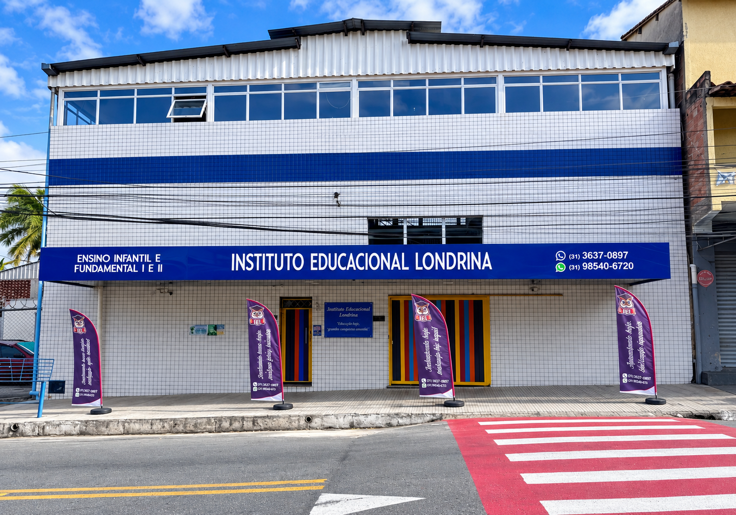 Fachada do Instituto Educacional Londrina
